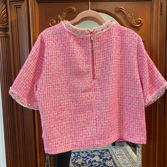 Lilly Pulitzer Folie Boucle Top NWT - Picture 6 of 7